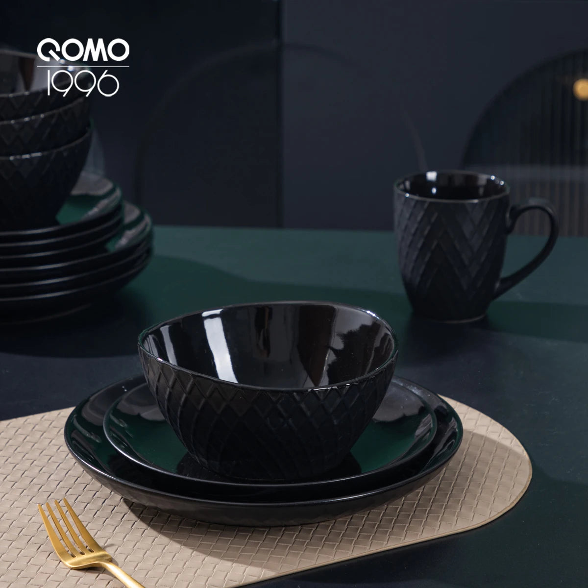Dinnerware Set *16Pcs - Ceramic - Service for 4 - Diningroom Collection