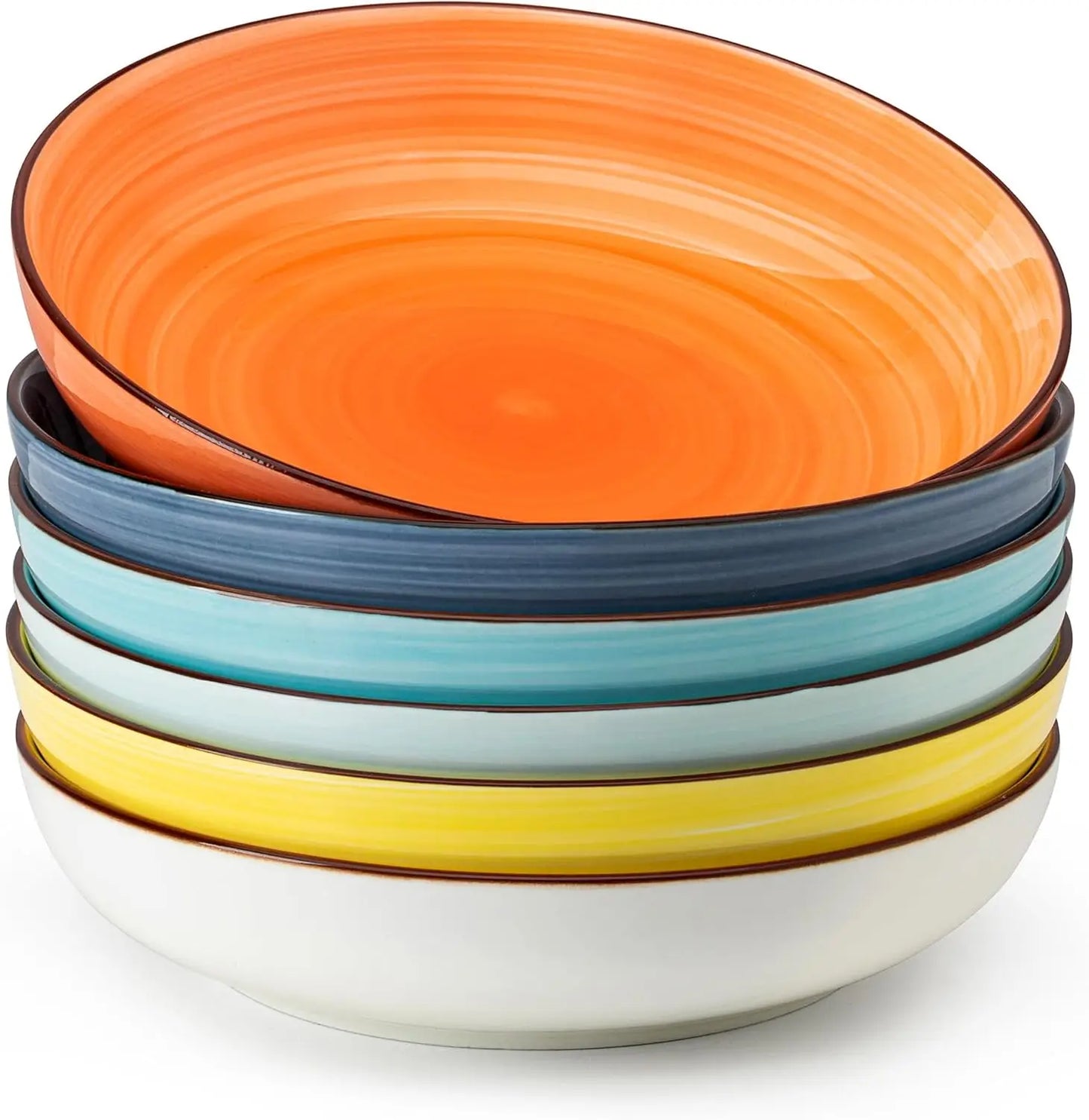 Pasta Bowl Set *6Pcs - 30 Ozs - Diningroom Collection