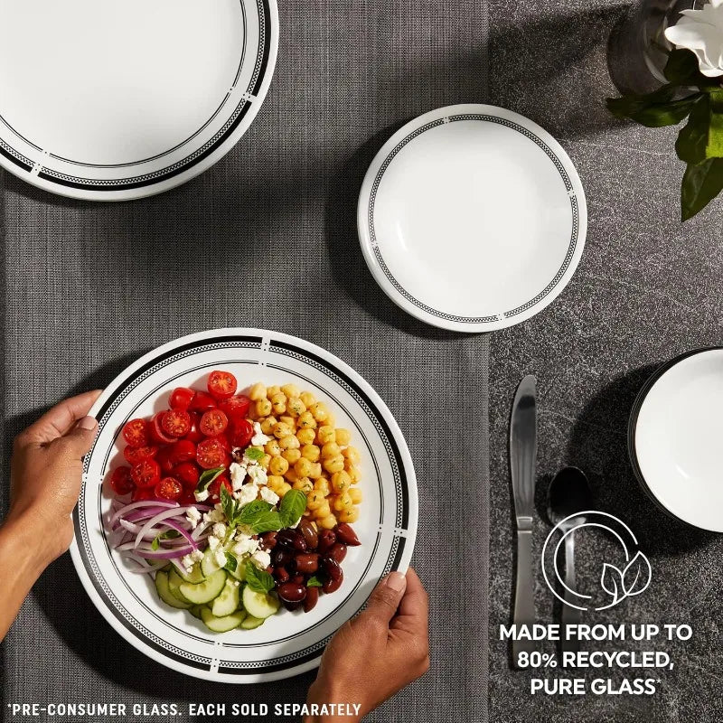 Dinnerware 18-Pcs - Service For 6 - Correlle Vitrelle - Diningroom Collection