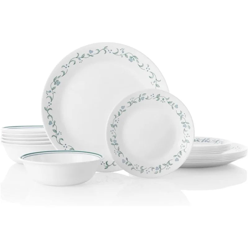 Dinnerware 18-Pcs - Service For 6 - Correlle Vitrelle - Diningroom Collection