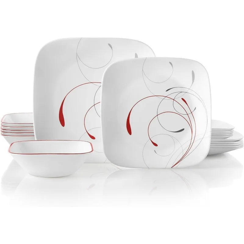 Dinnerware 18-Pcs - Service For 6 - Correlle Vitrelle - Diningroom Collection