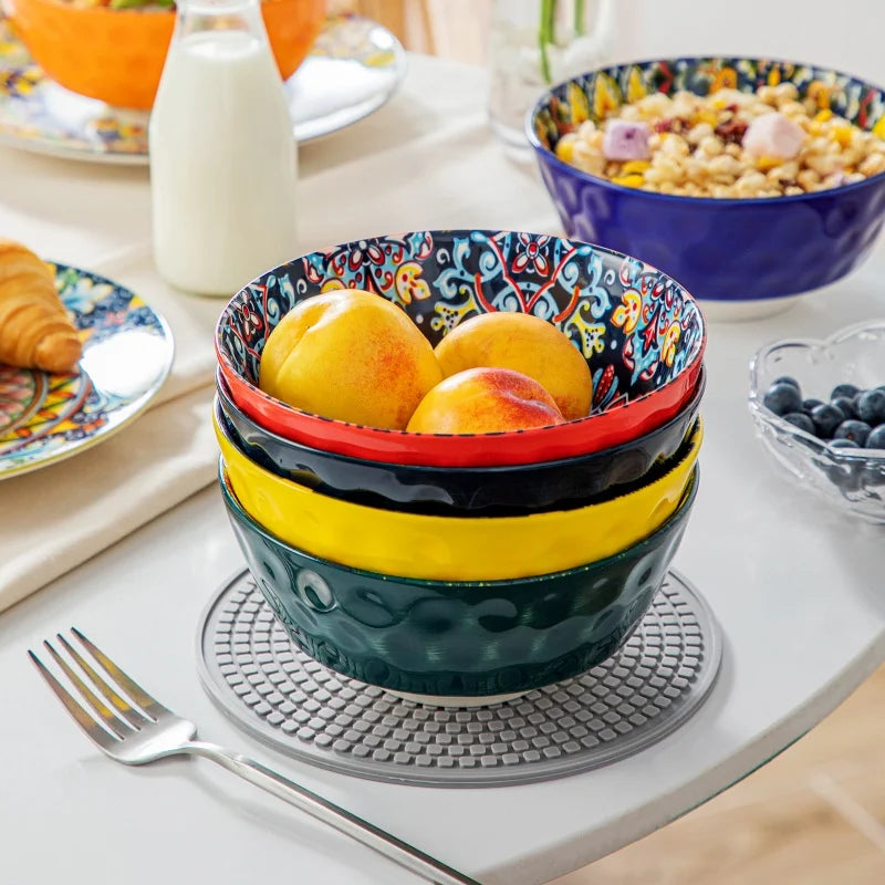 Malacasa Bohemia Retro Dinnerware Set *12/16/24 Pcs - Diningroom Collection