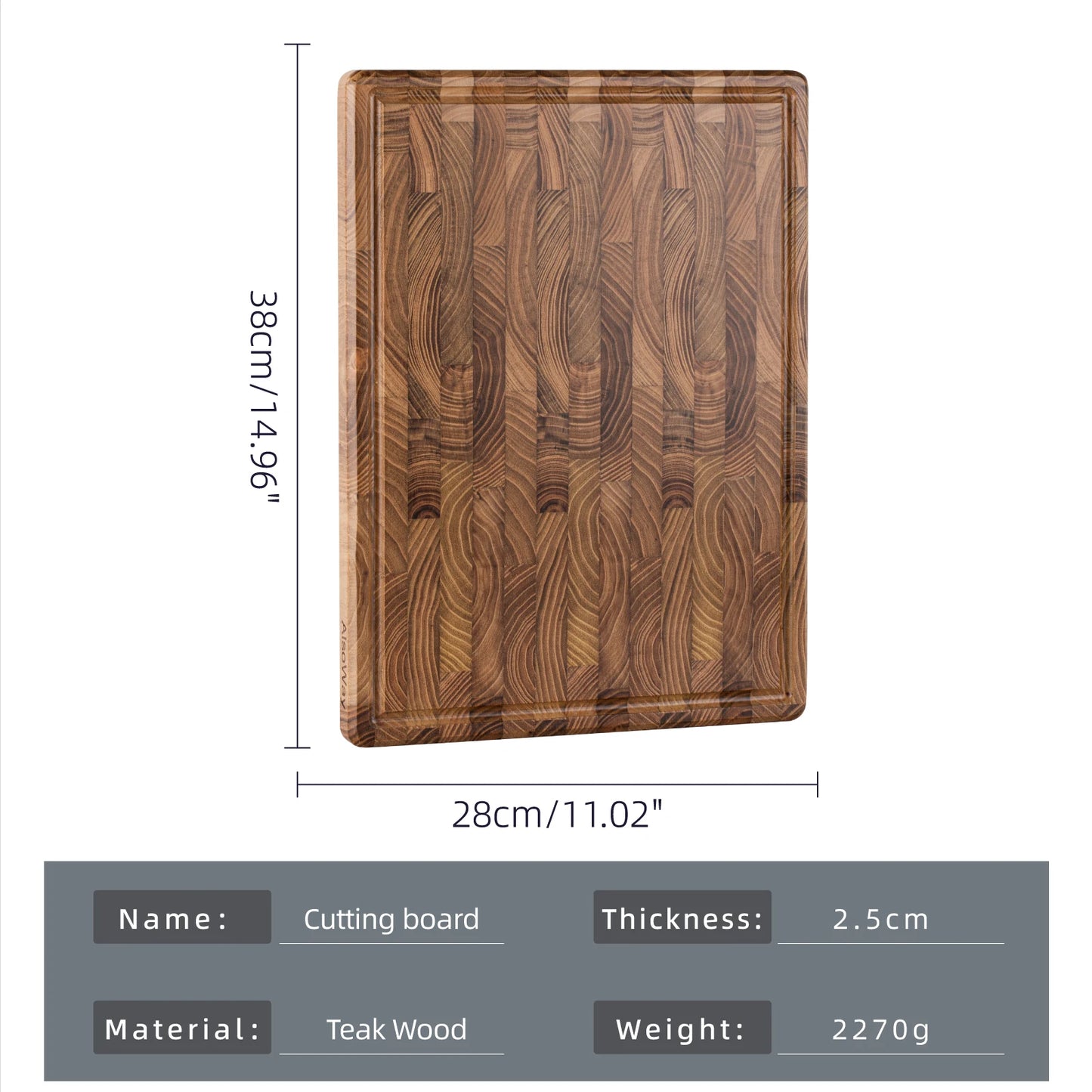 Cutting Board - Teak Wood - Chopping Board - Kitchen Collection