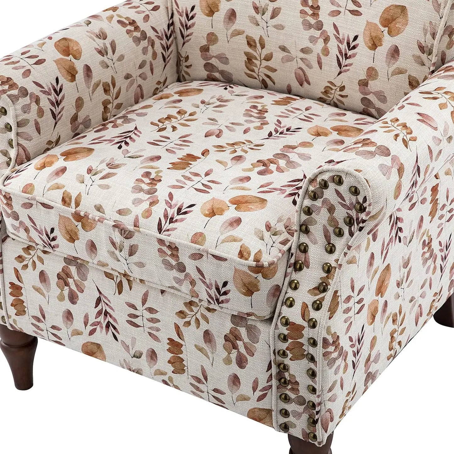 Wingback Accent Chair - Florals - Single Sofa Chair - Bedroom Collection