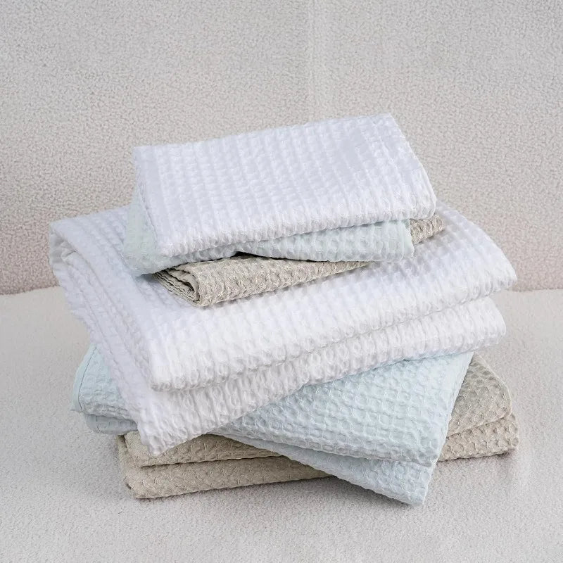 Duvet Cover set *3Pcs - Boho 3D Waffle Weave - King, Queen - Bedroom Collection