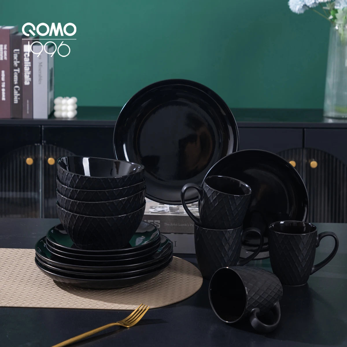 Dinnerware Set *16Pcs - Ceramic - Service for 4 - Diningroom Collection