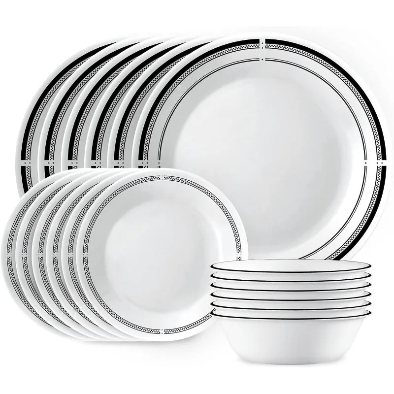 Dinnerware 18-Pcs - Service For 6 - Correlle Vitrelle - Diningroom Collection