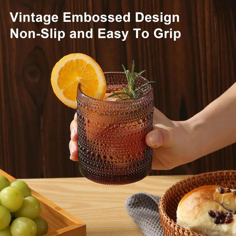 Vintage Glassware - Hobnail Retro - Heavy Glass - Diningroom Collection