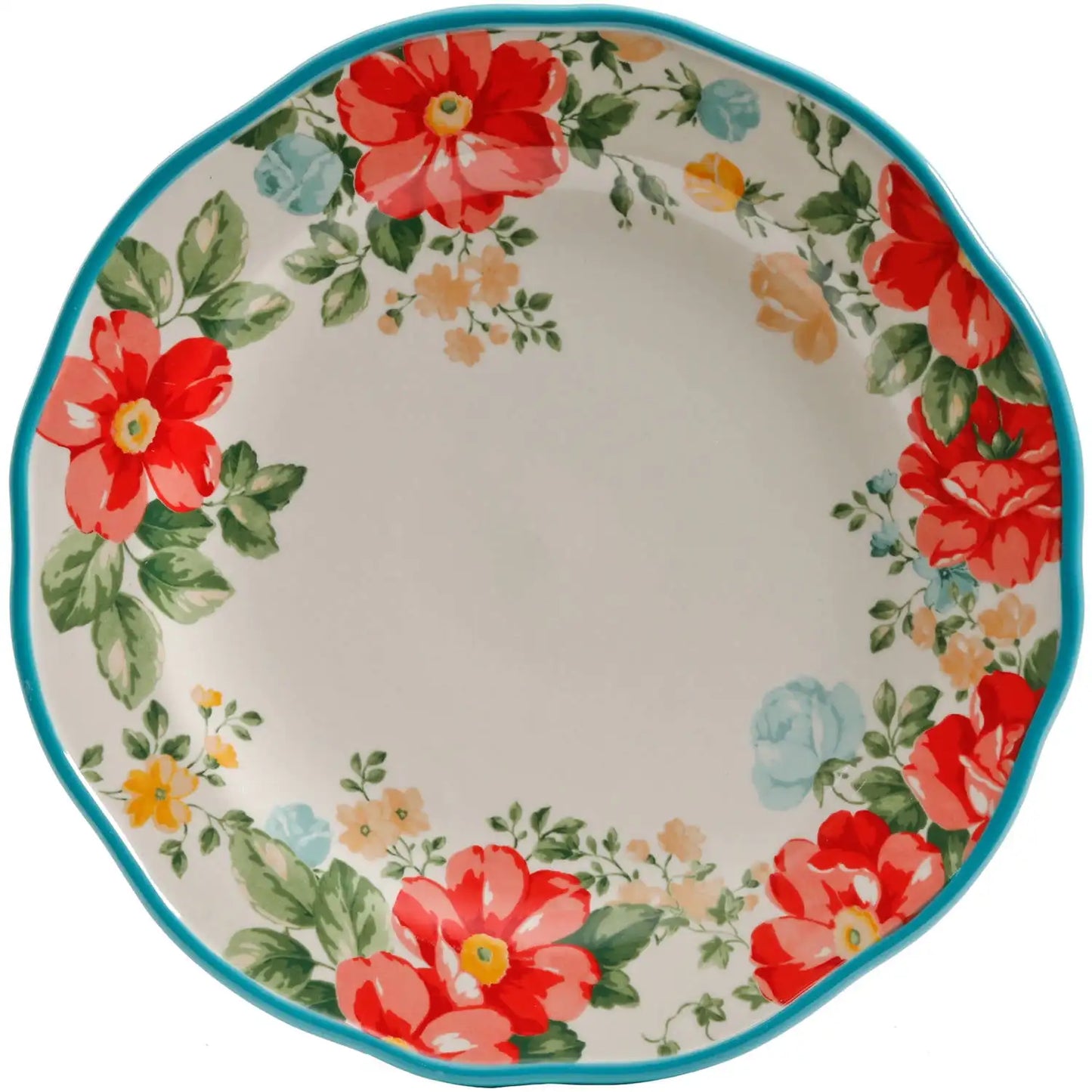 Dinnerware Set *12Pcs - The Pioneer Woman - Teal - Kitchen Collection