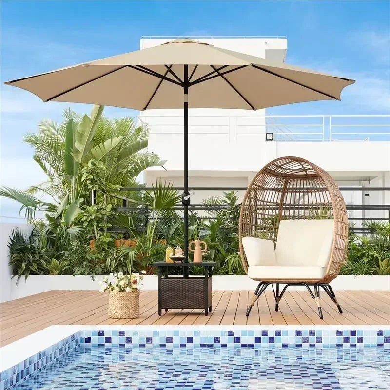 Egg Shapped Sofa Chair - Black or White - Patio & Garden Collection