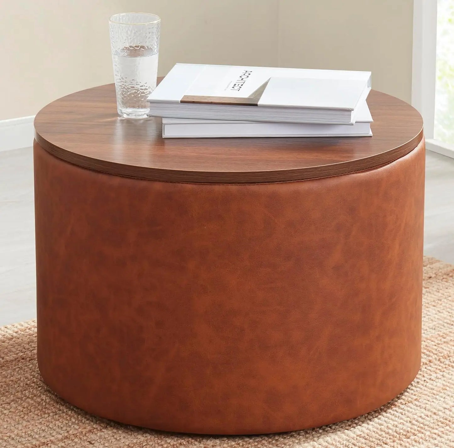 Storage Ottoman - Wooden Lid - Livingroom Collection