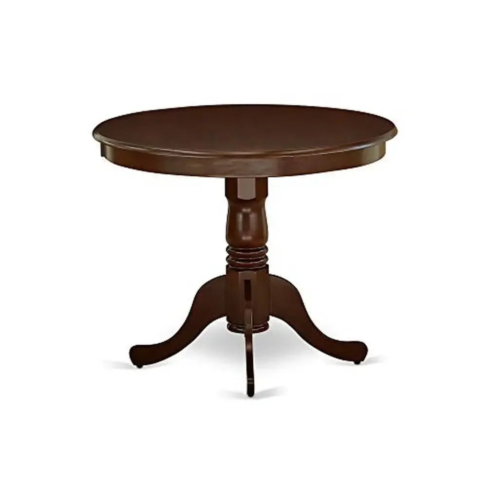 Diningroom Table Set *3Pcs - Solid Mahogany Wood - Upholstered Chairs - Diningroom Collection