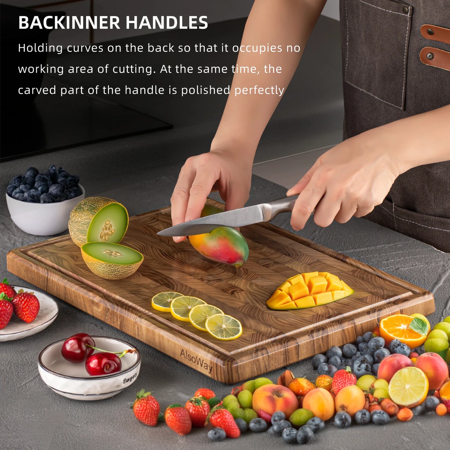 Cutting Board - Teak Wood - Chopping Board - Kitchen Collection