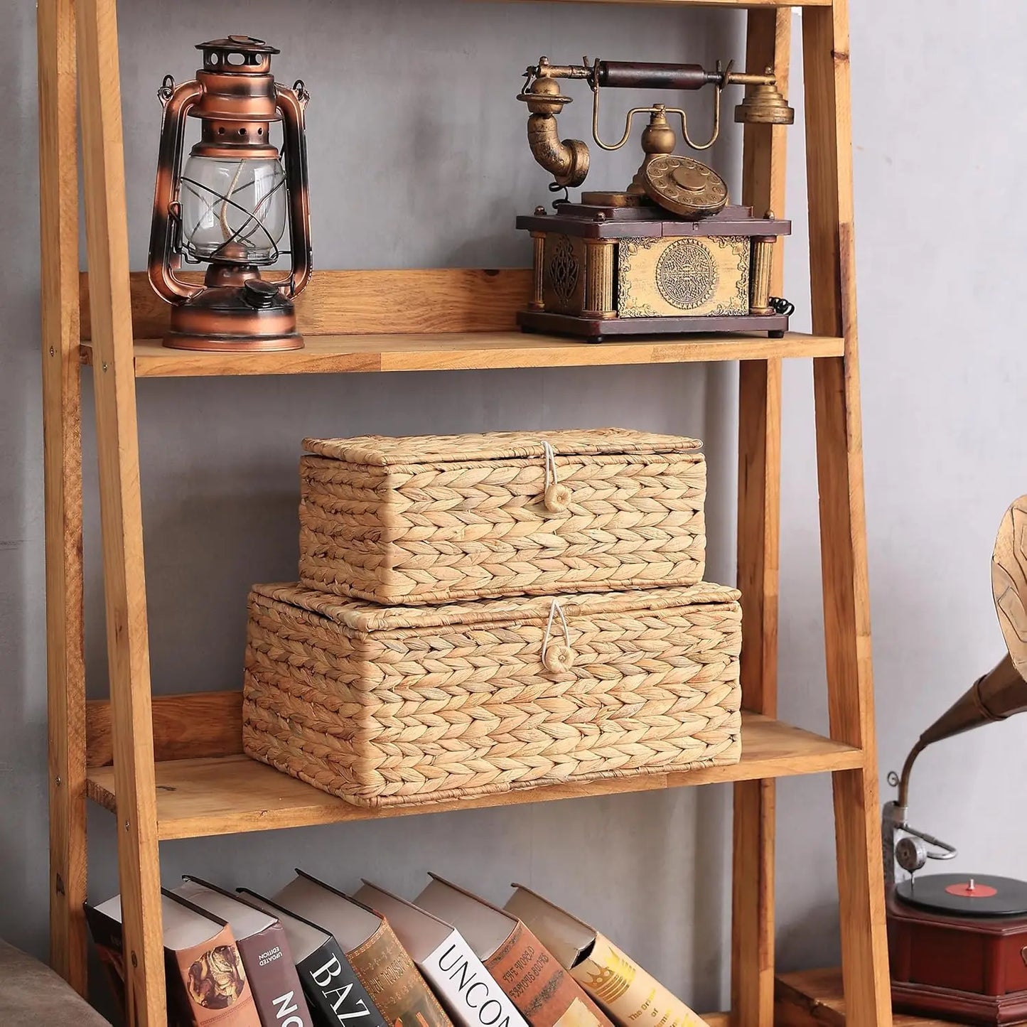Wicker Storage Basket Set *2Pcs - Rattan - Diningroom Collection
