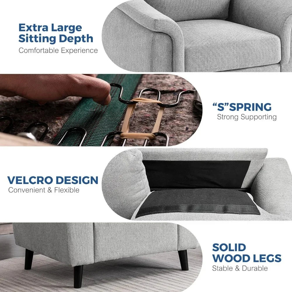 Accent Leisure Arm Chair - Oversized - 700lbs Capacity - Livingroom Collection