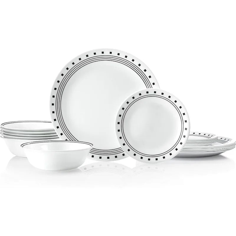 Dinnerware 18-Pcs - Service For 6 - Correlle Vitrelle - Diningroom Collection