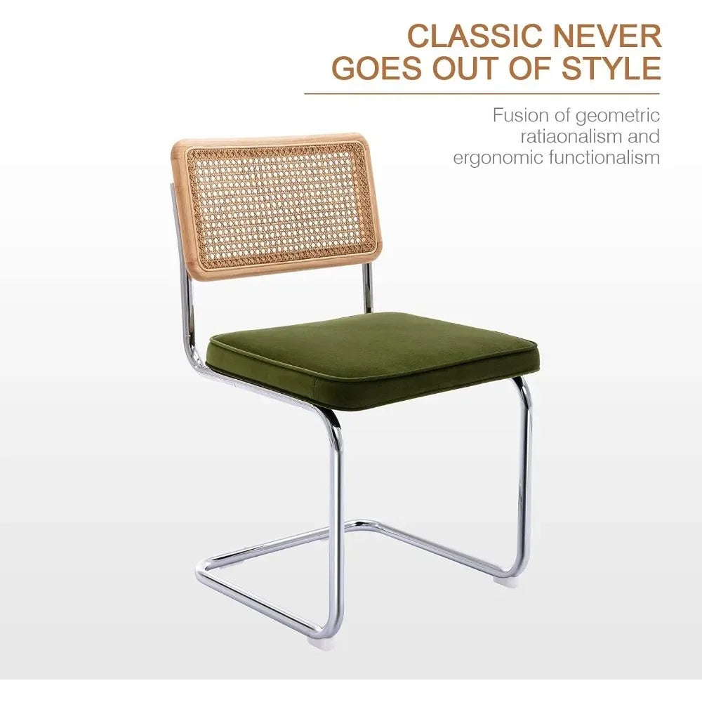 Diningroom Chair Set *4Pcs - Rattan Cane Backing - Diningroom Collection
