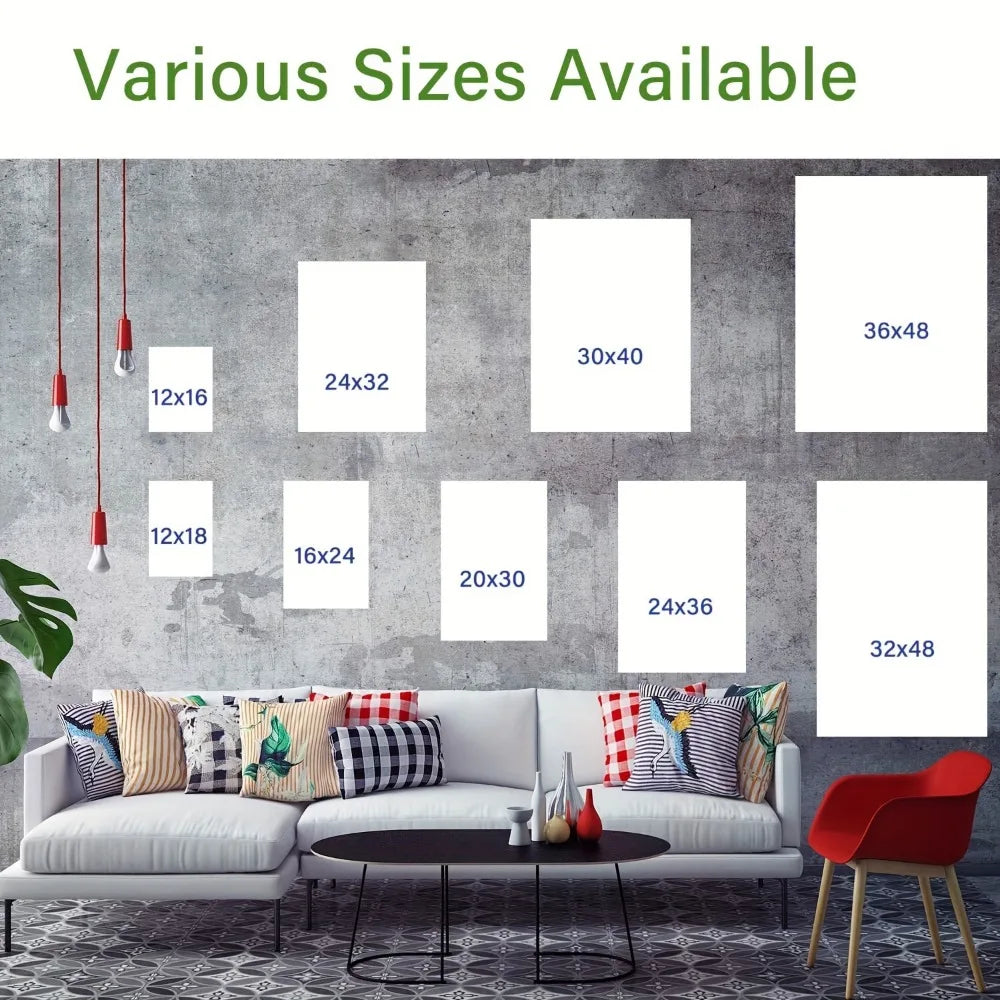 Wall Art - 16x32 Inches - Abstract Print - Livingroom Collection