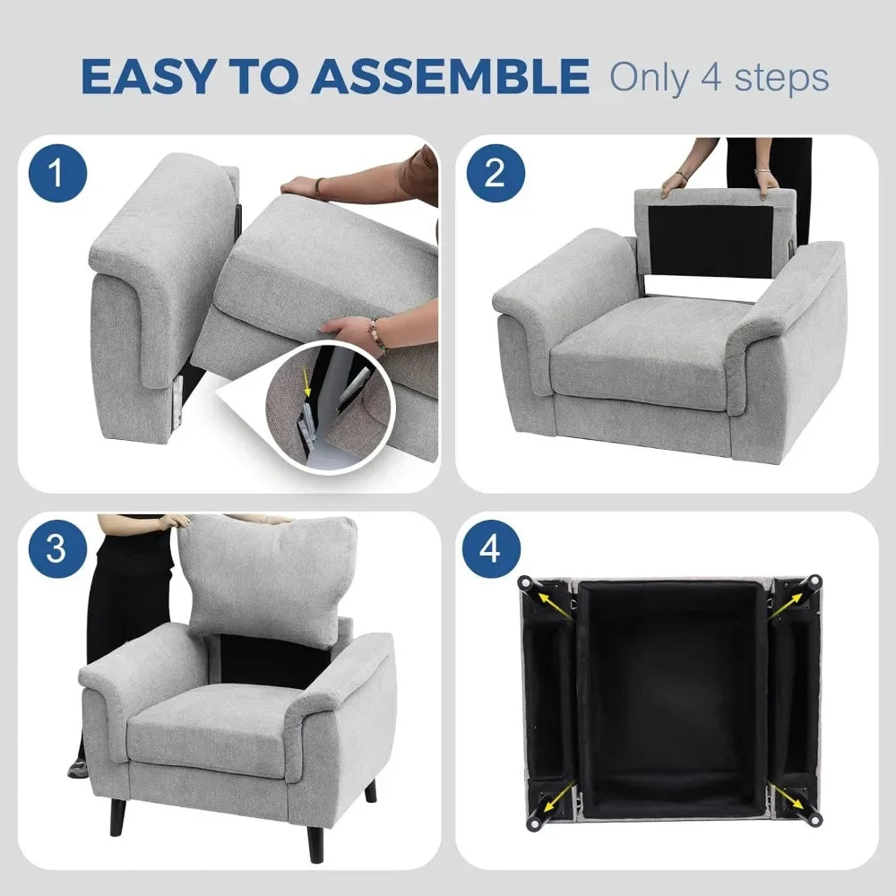 Accent Leisure Arm Chair - Oversized - 700lbs Capacity - Livingroom Collection