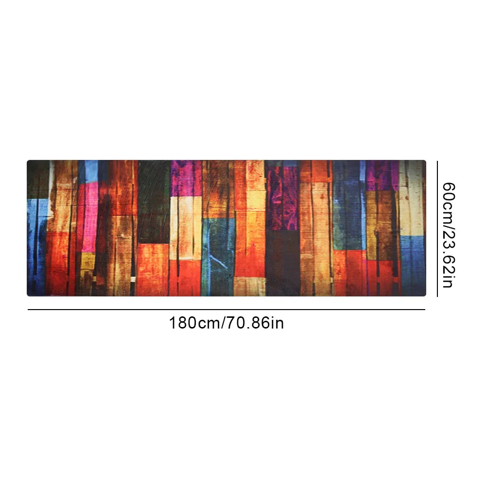 Kitchen Runner - Retro Color Wooden Board Floor Mat - Non-slip - Kitchen Collection