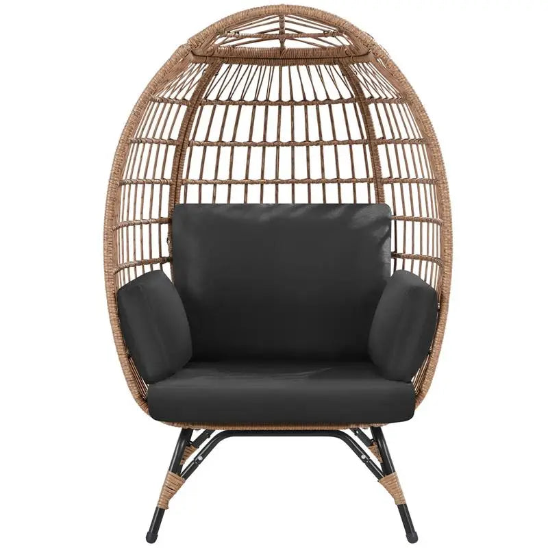 Egg Shapped Sofa Chair - Black or White - Patio & Garden Collection