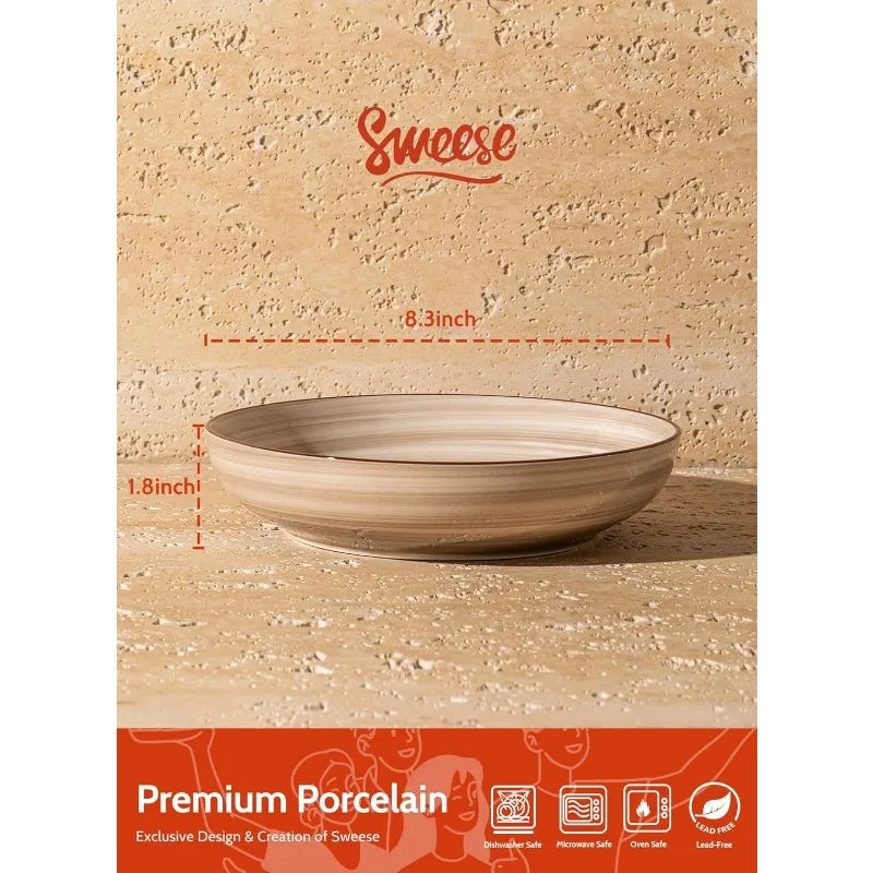 Pasta Bowl Set *6Pcs - 30 Ozs - Diningroom Collection