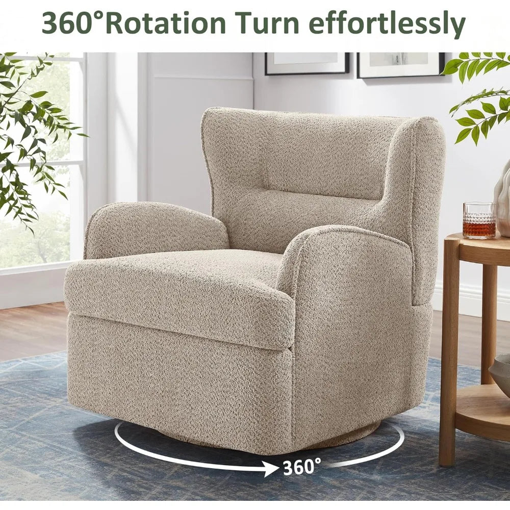 Accent Armchair - 360 Degree Swivel - Bedroom Collection