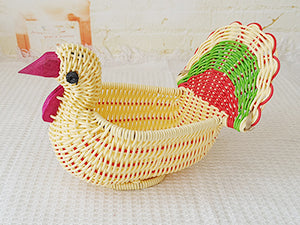 Basket - Rattan Woven - Fruits, Breads, Crackers, Snacks - Novelty - Kitchen Collection