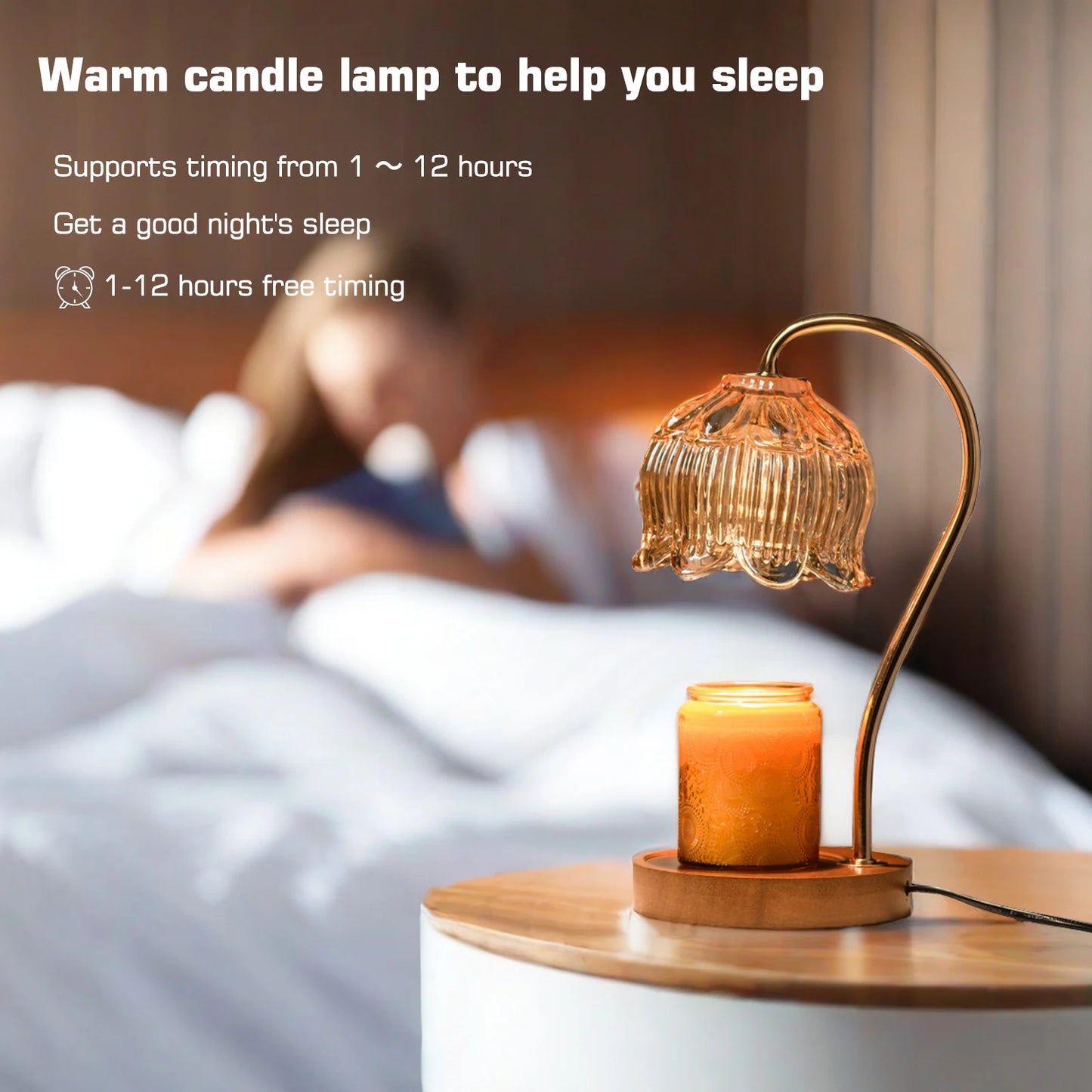 Candle Wax Warmer - Timer w/Auto Shut Off - Home Fragrance - Aromatherapy