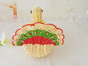 Basket - Rattan Woven - Fruits, Breads, Crackers, Snacks - Novelty - Kitchen Collection
