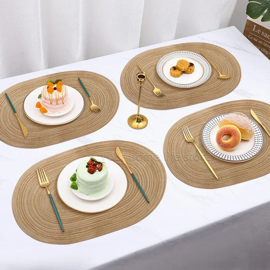 Table Placemat Set - Non-slip, Heat Resistance - Diningroom Collection
