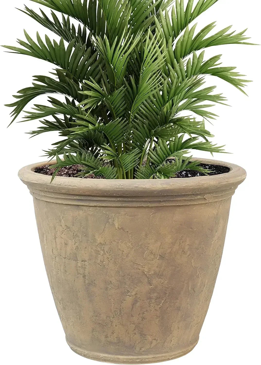 Planters - Polyresin - Anjelica Flower - Indoor & Outdoor - Patio & Garden Collection