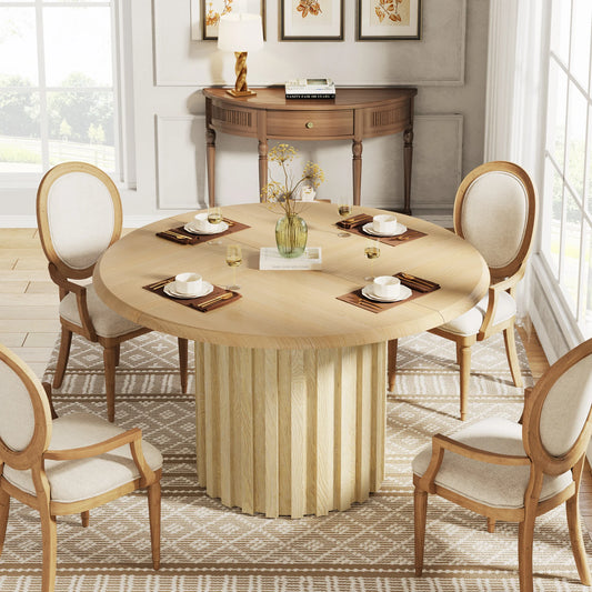 Dining Table - Tribesigns Brand - Round Farmhouse Table - Diningroom Collection