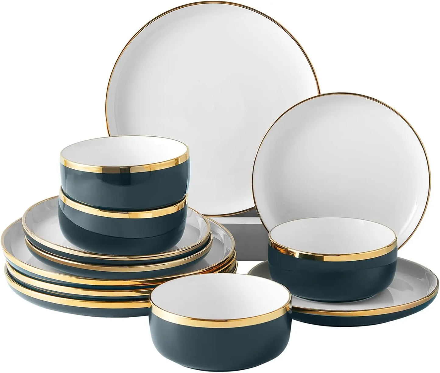 Dinnerware Set *12Pcs - Service for 4 - Stoneware