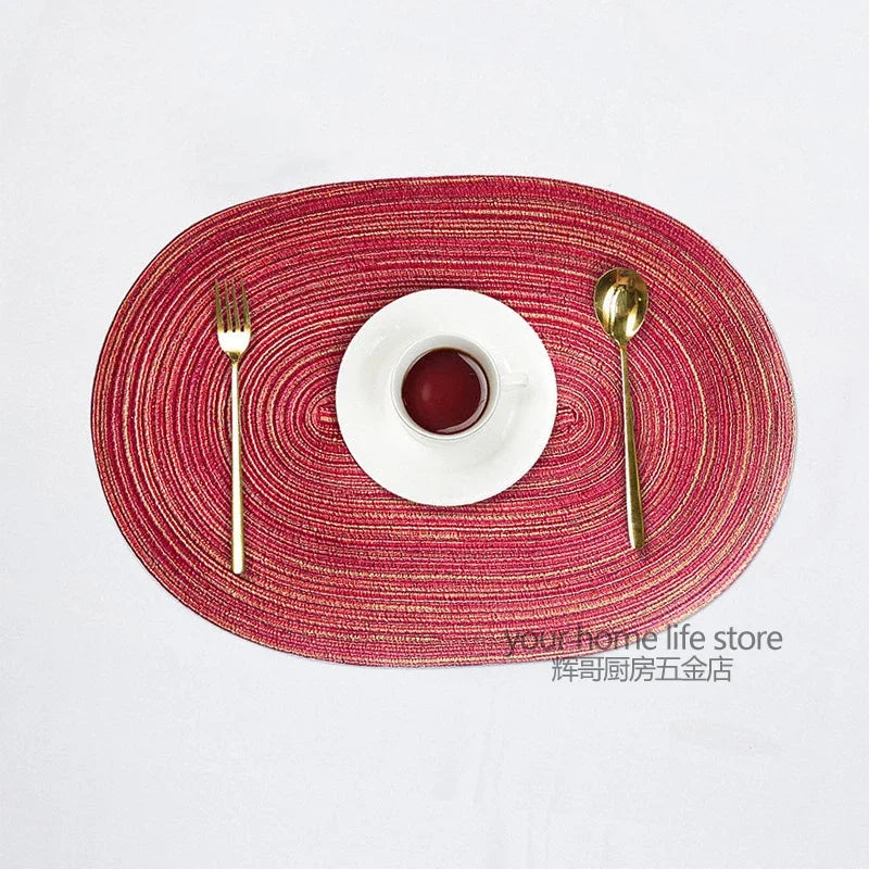 Table Placemat Set - Non-slip, Heat Resistance - Diningroom Collection