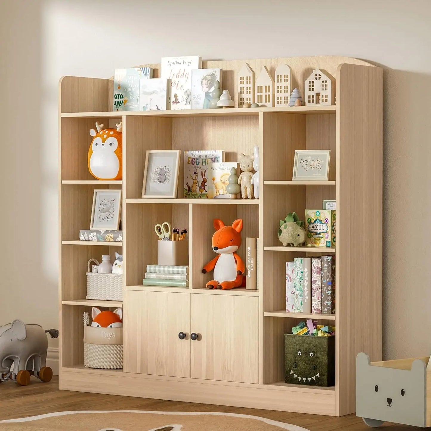 Bookcase - Storage Cubbies & Cabinet - Children's Room Collection