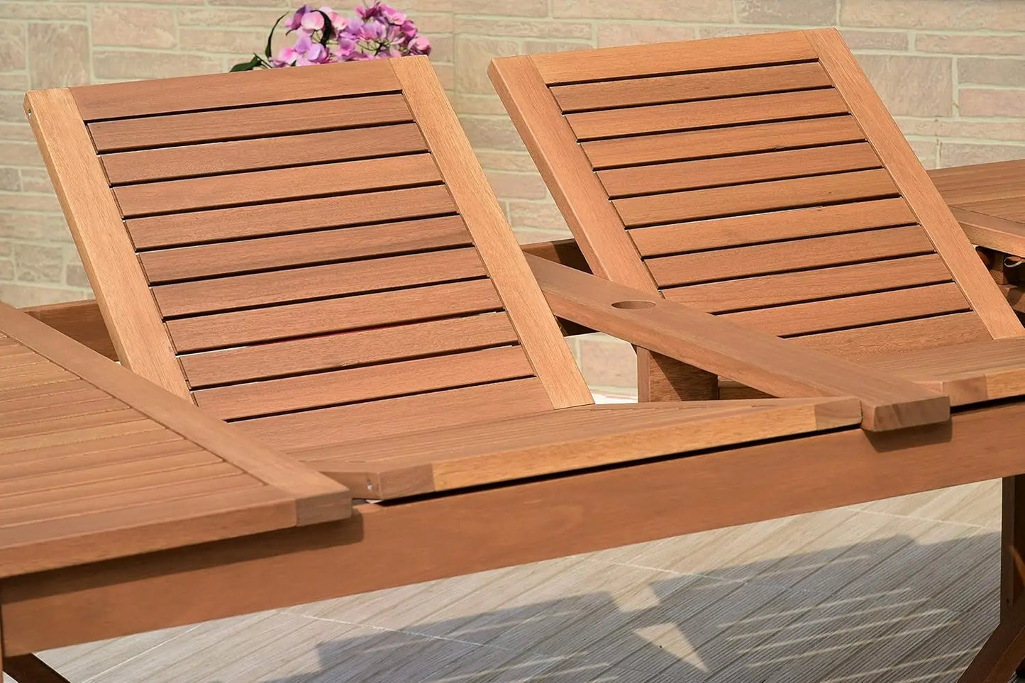 Patio Dining Sets *4 *7 *9 *11 Pcs - Teak Finish - Indoor Outdoor - Patio & Garden Collection