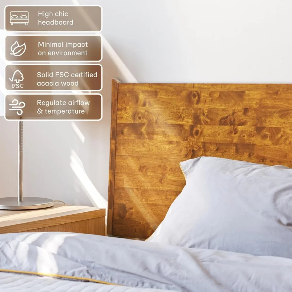 Bed Frame - Acacia Haven - Solid Wood