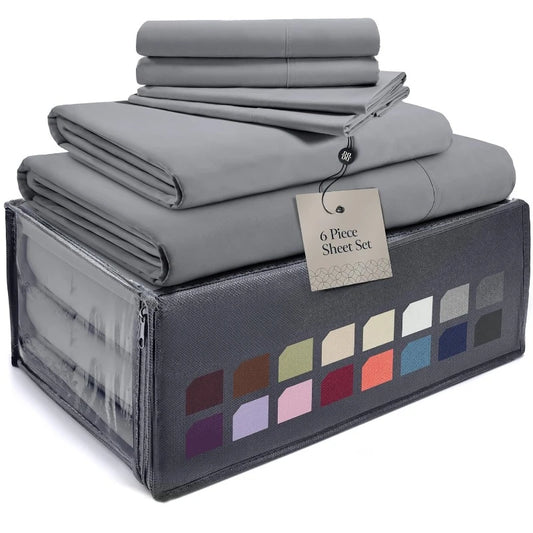 Belador Bed Sheet Set *6Pcs - Luxury Hotel Experience