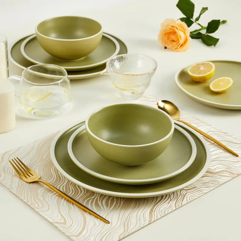 Dinnerware Set *12Pcs - Service for 4 - Stoneware