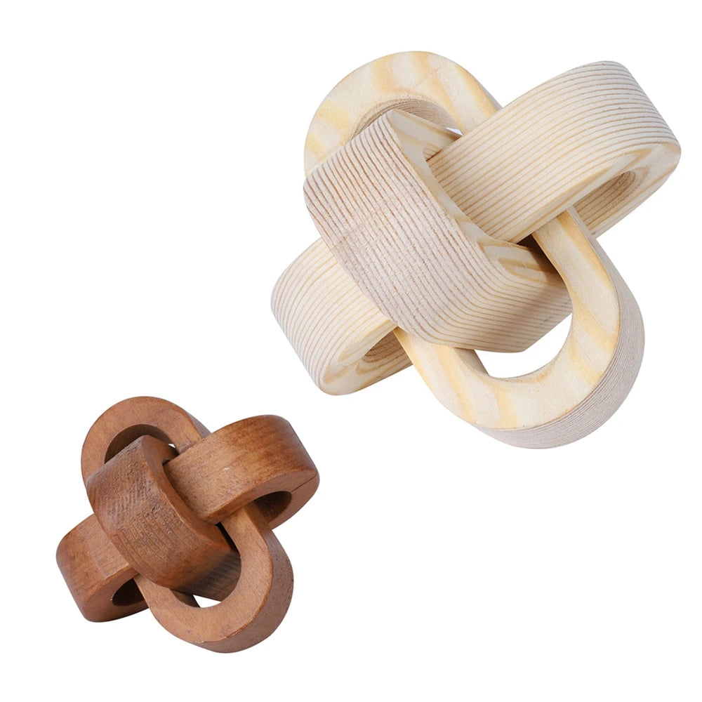 Three Link Chain - Boho Wooden Table Decor