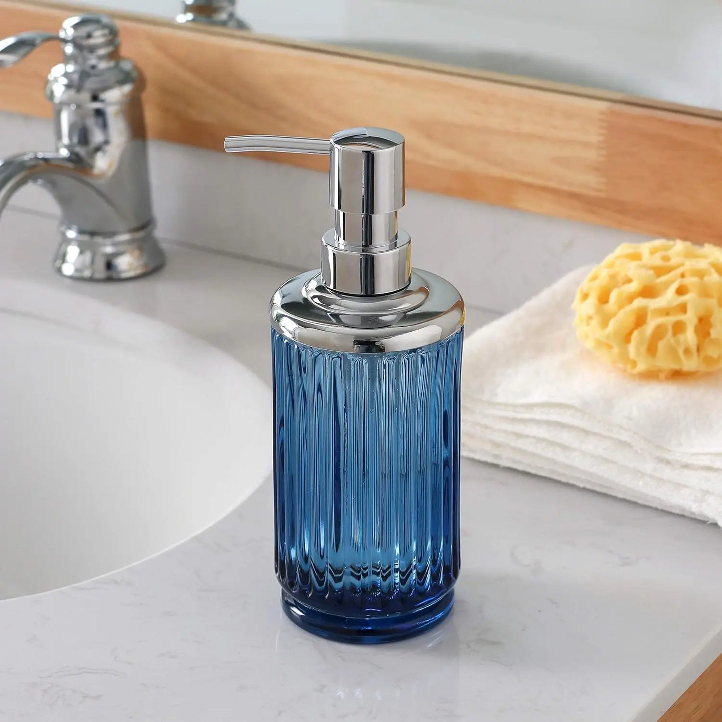 Bathroom - Decorative Glass Accessories - Cobalt Blue - Bathroom Collection