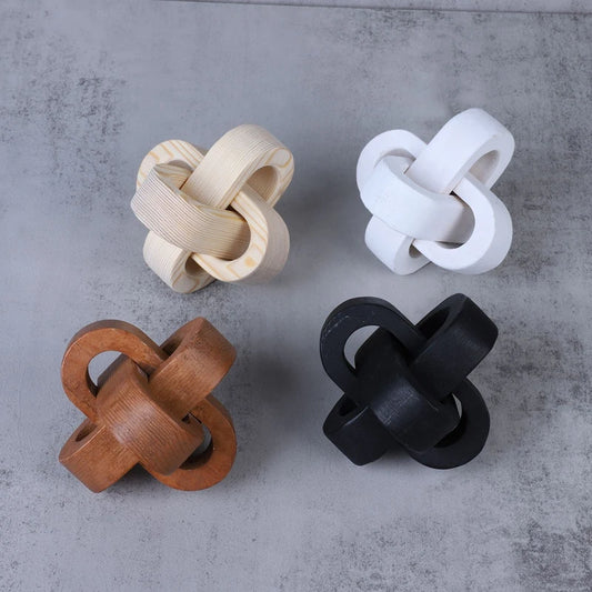 Three Link Chain - Boho Wooden Table Decor