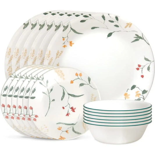 Dinnerware Set *18Pcs - Vitrelle The Everyday Expressions - Diningroom Collection