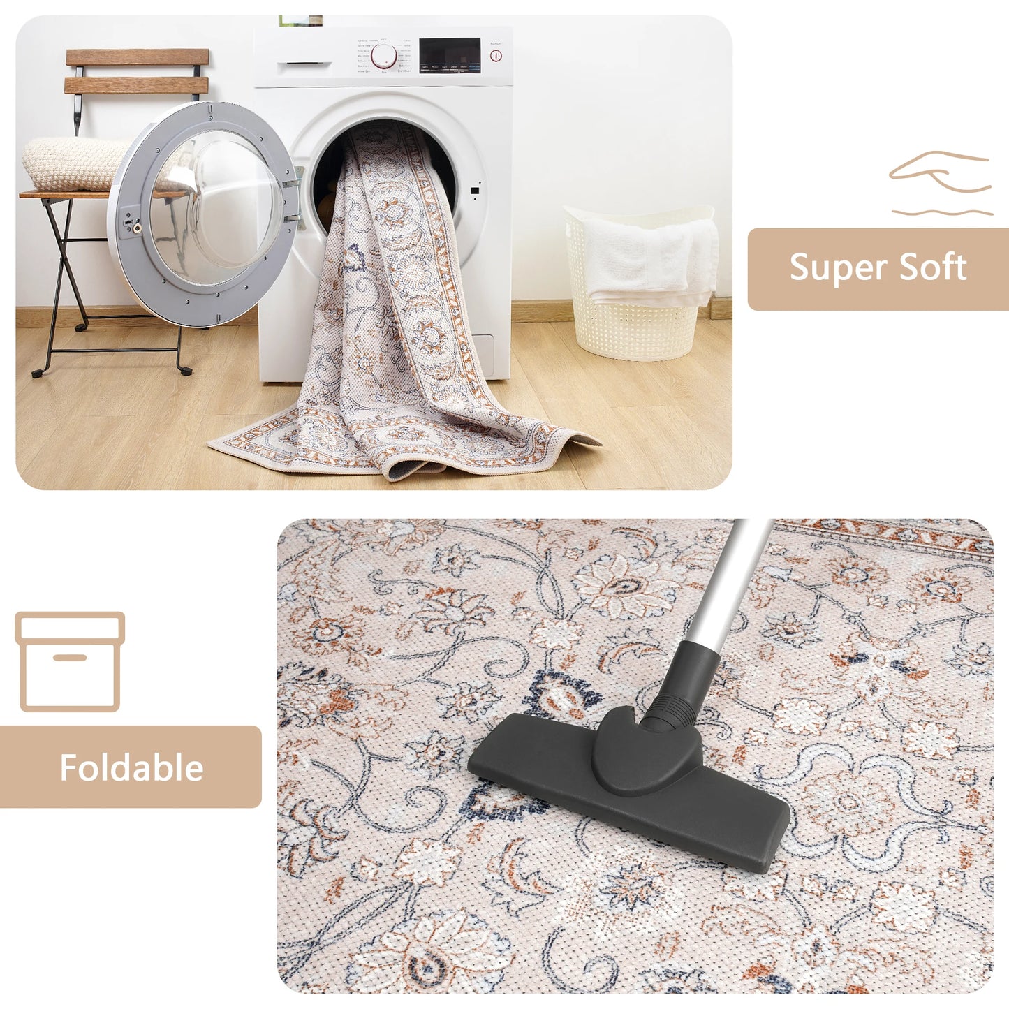 Rug Vintage Florals -  Modern Carpets - Diningroom Collection