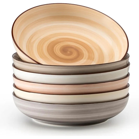Pasta Bowl Set *6Pcs - 30 Ozs - Diningroom Collection
