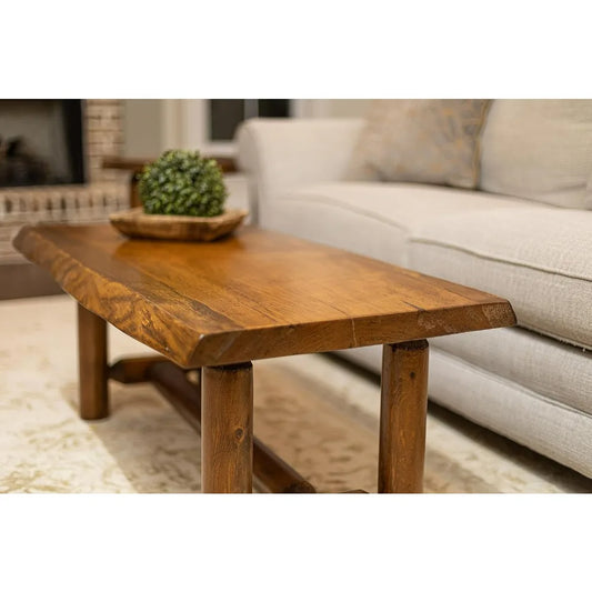 Coffee Table - Live Edge Log Pine and Cedar - Livingroom Collection