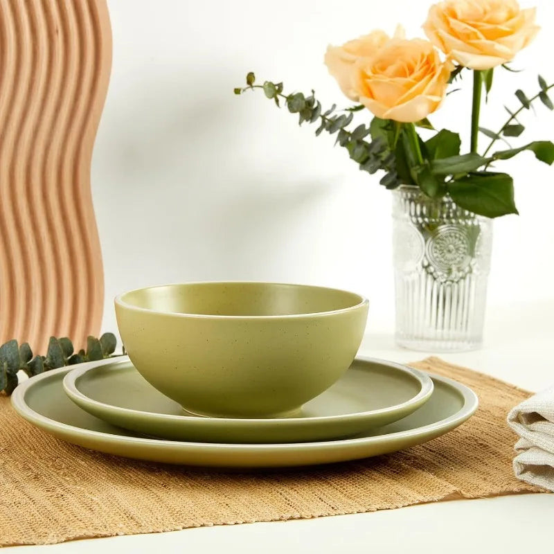 Dinnerware Set *12Pcs - Service for 4 - Stoneware