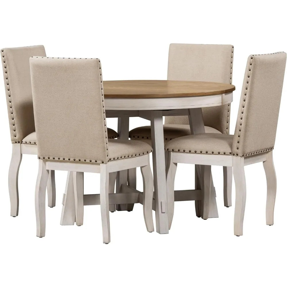 Diningroom Set *5pcs - Extendable Leaf - Seats 4-6 - Diningroom Collection