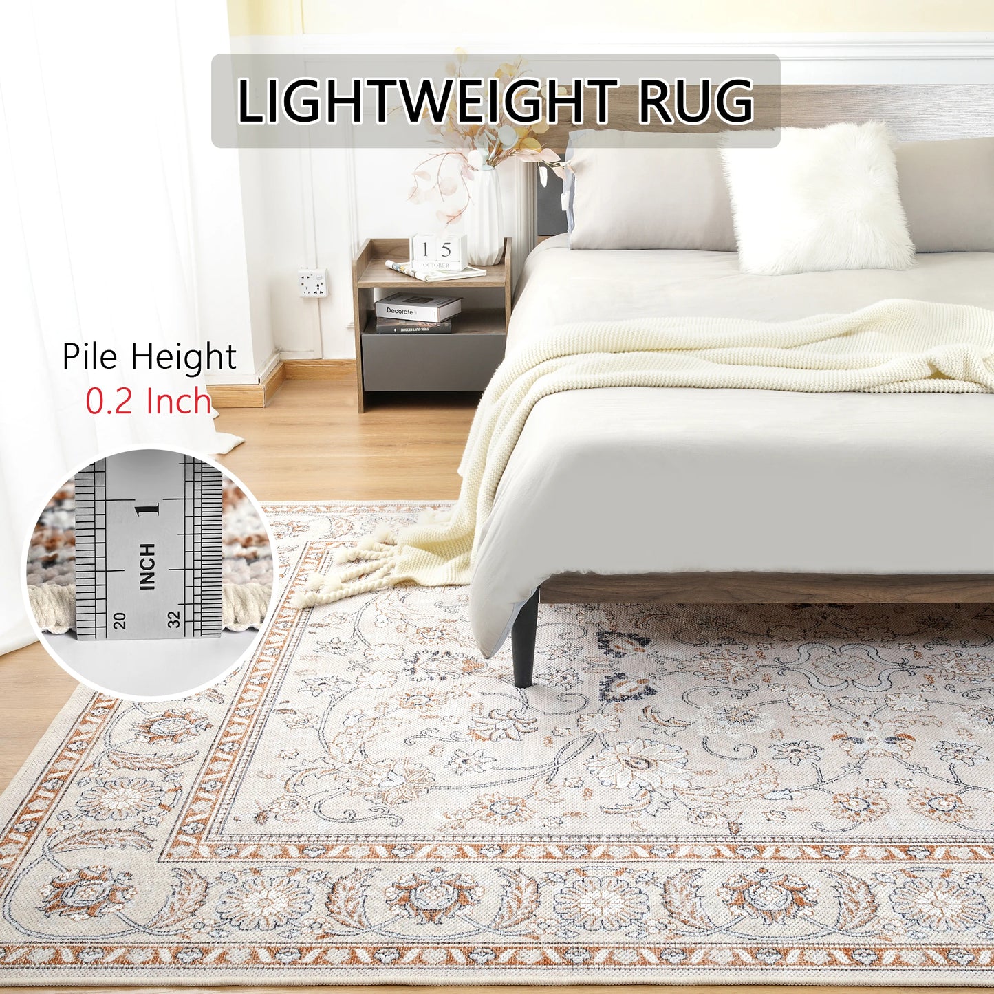 Rug Vintage Florals -  Modern Carpets - Diningroom Collection